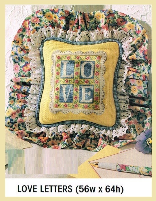 LOVE  CROSS STITCH PATTERN ONLY  -  KN   SUA
