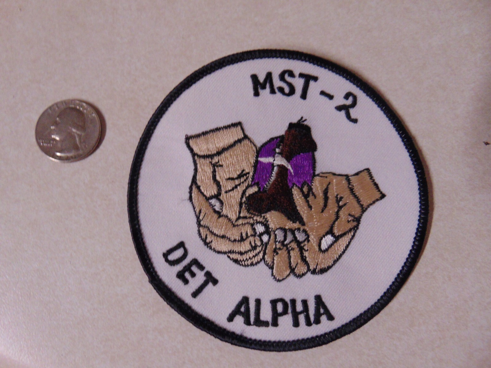 MILITARY PATCH OLD VIETNAM ERA  MST-2 DET ALPHA
