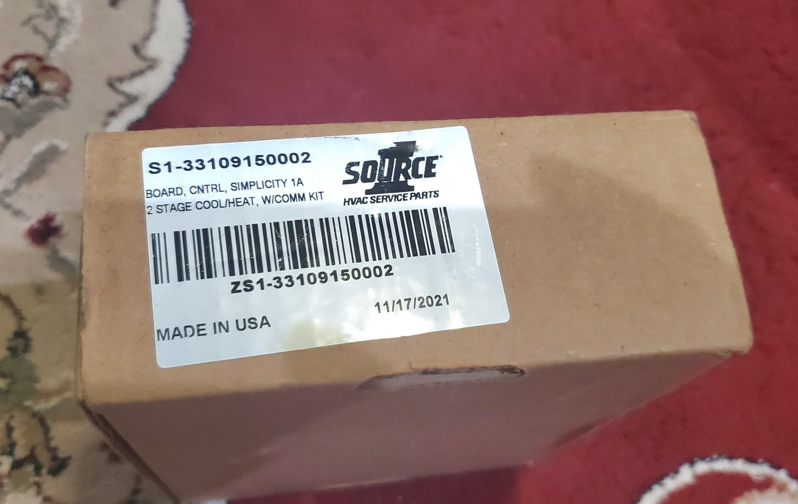 OEM Control Circuit Board Fits York Coleman Luxaire S1-33109150002 331-09150-002