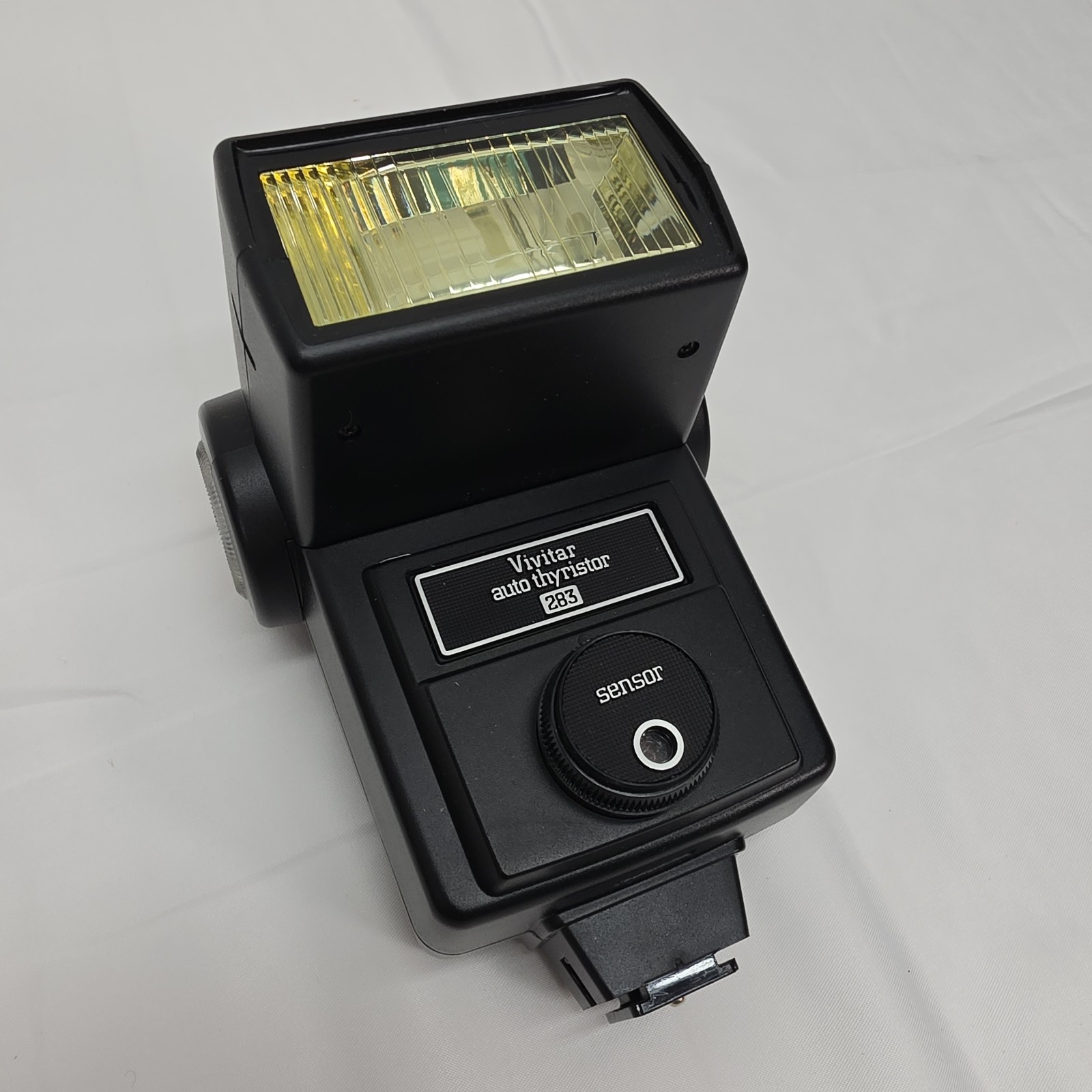 Vtg VIVITAR 283 Electronic Flash Auto Thyristor W/Box/Instruction Book Untested