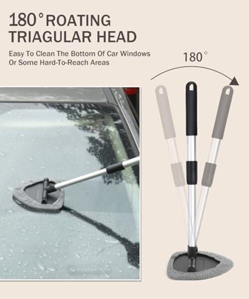 Windshield Cleaner Inside,Car Window Cleaner,Car Cleanser Brush,Car