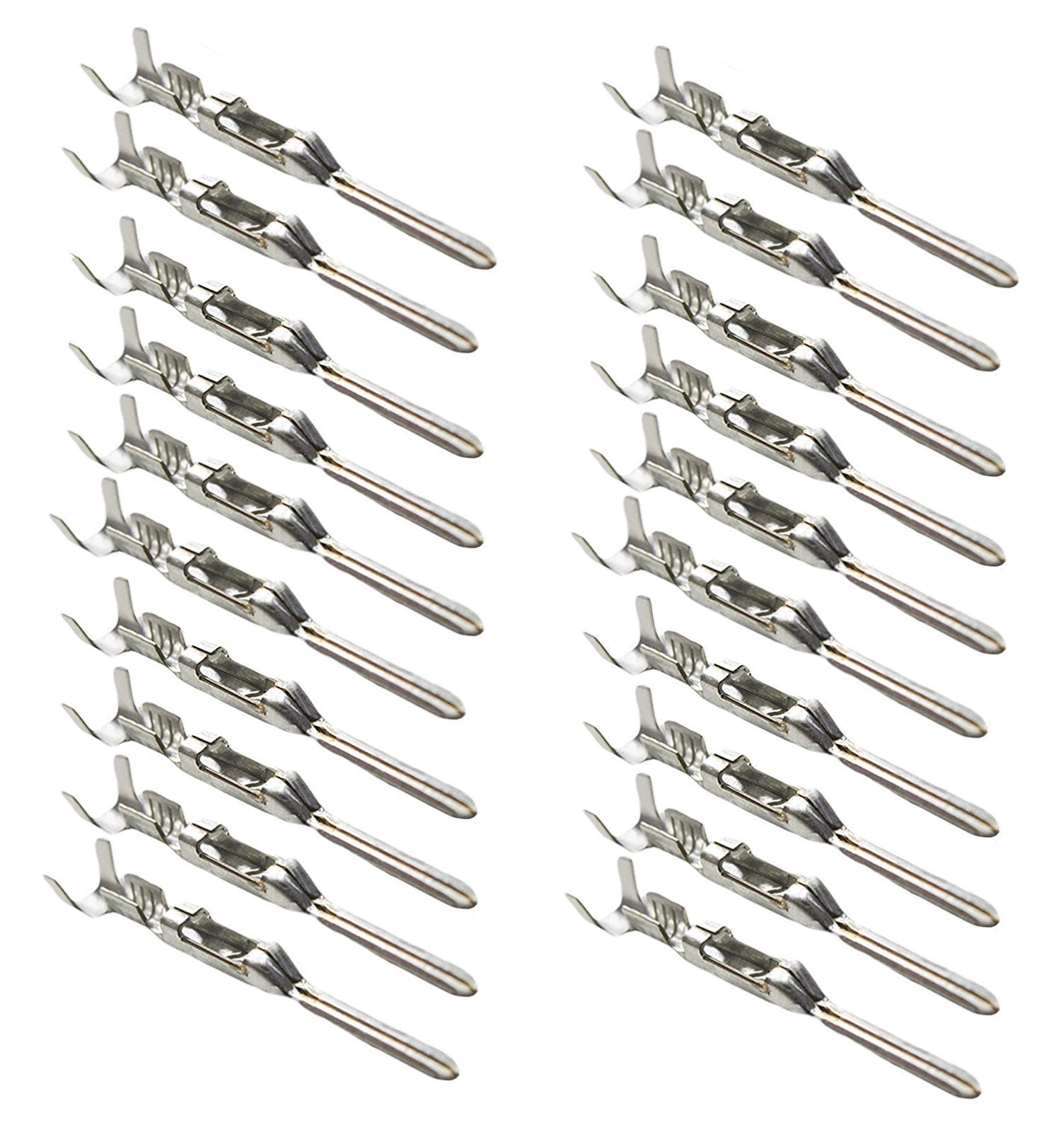 [20x] Male Molex Crimp Terminals, Harley BLACK Waterproof, MX150