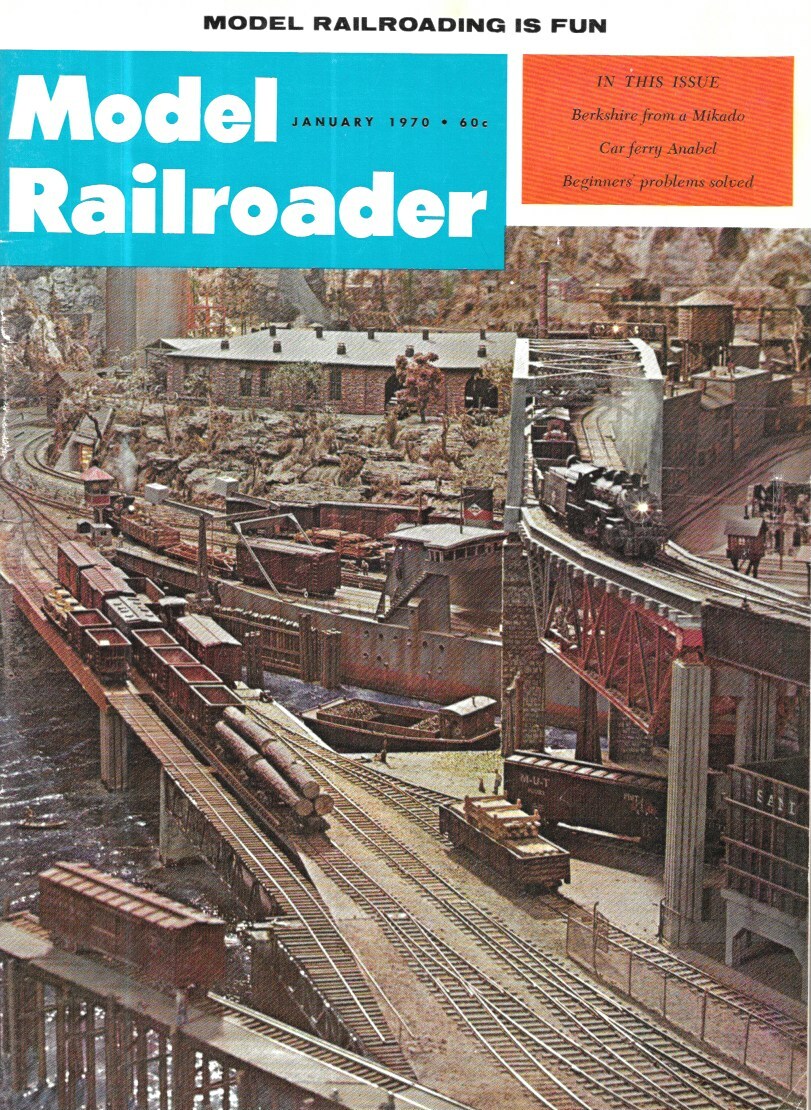 Model Railroader J.1970 John Allen G&D Car Ferry Anabel Lake Shore Store & Room