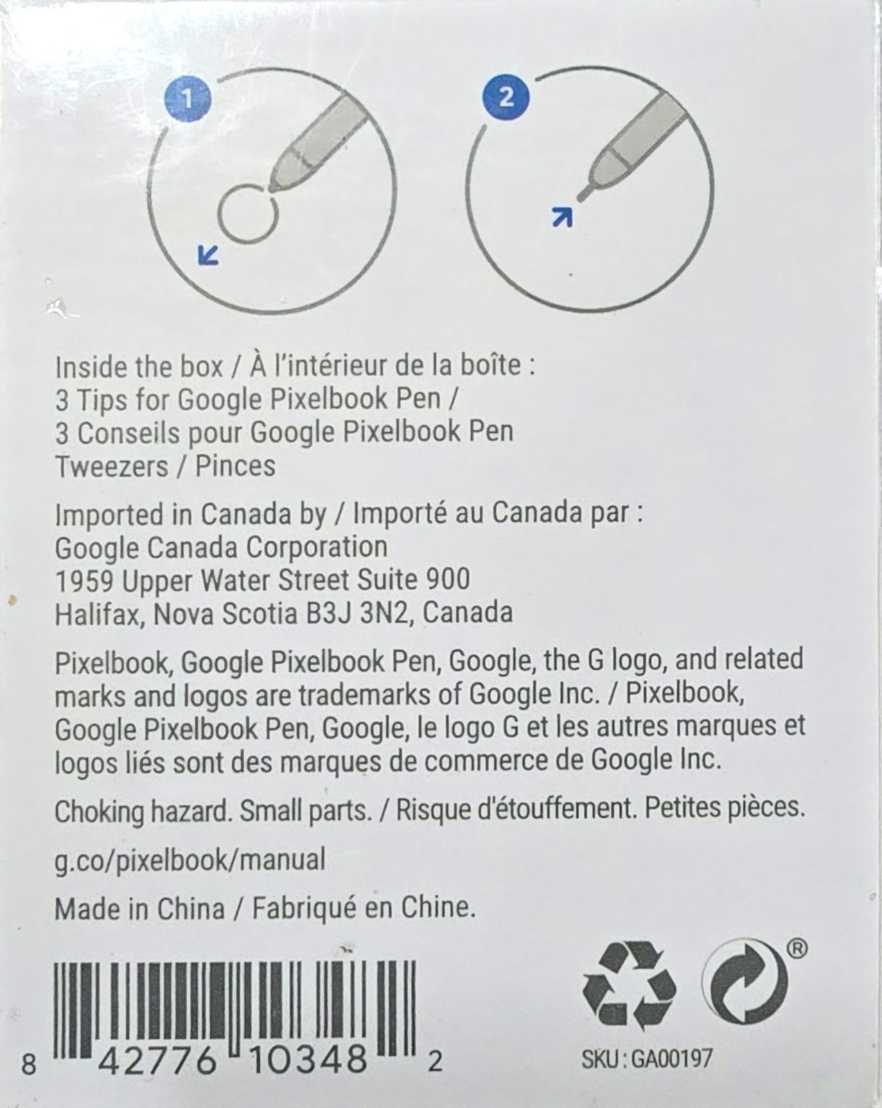 Google Pixelbook Pen Tips Conseils replacement tips GA00197 Brand new