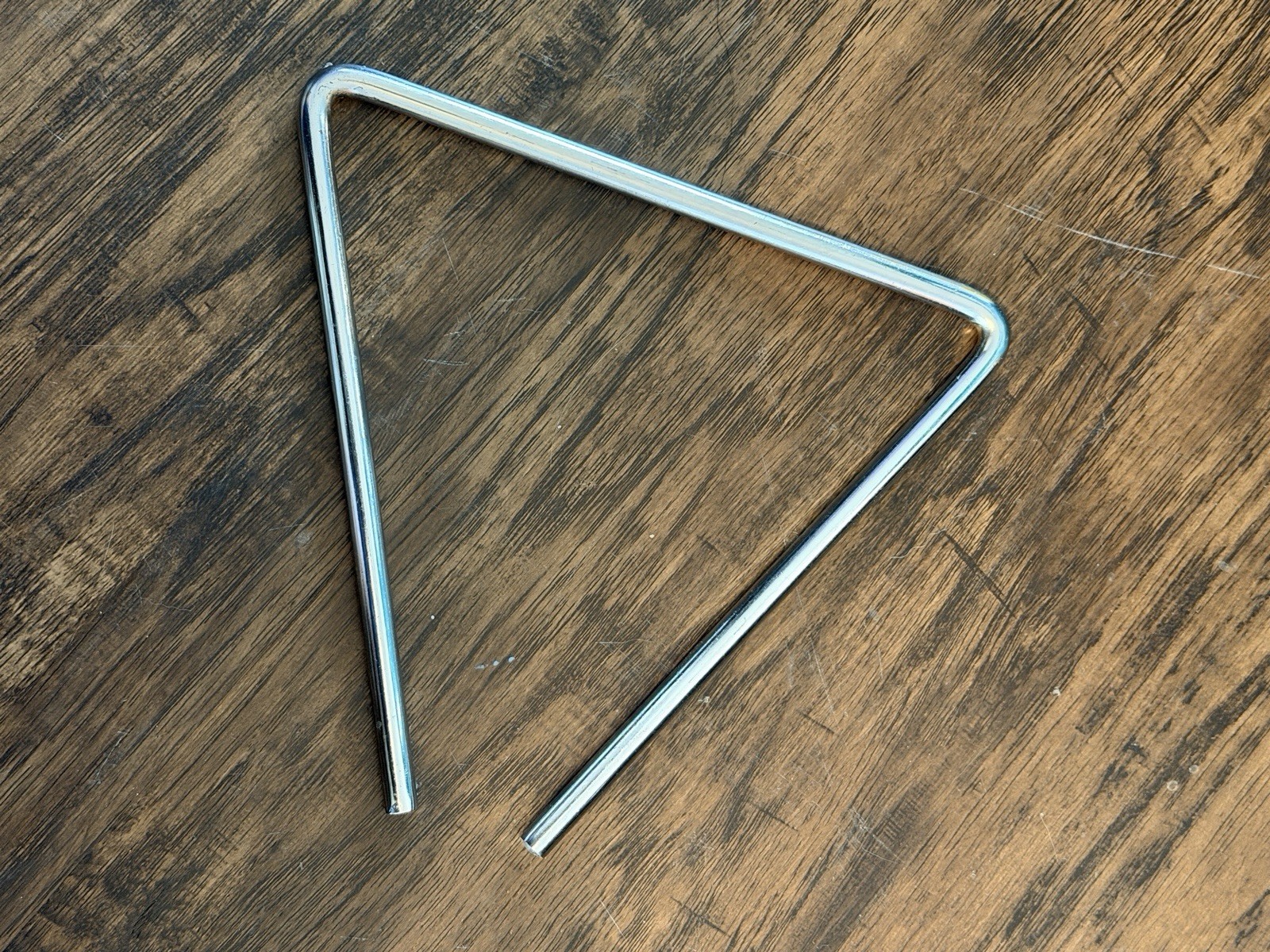 Triangle Metal Percussion Instrument Loud Clear Sound School Band Orchestra Read
