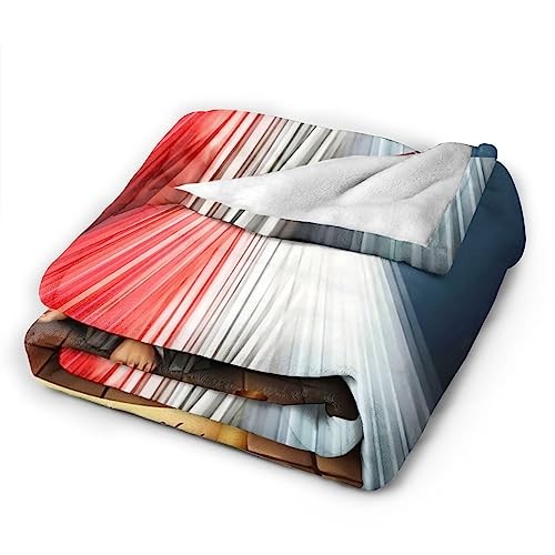 Catholic Jesus Gifts Throw Blanket Ultra-Soft Micro 60" x 50" Divine Mercy