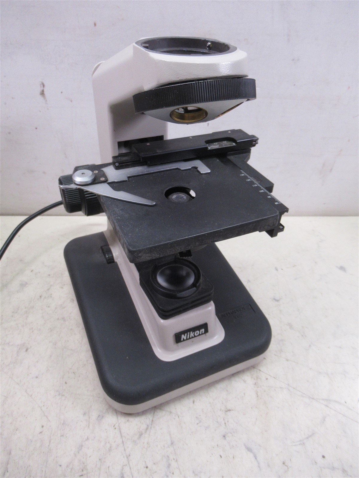 Nikon Alphaphot-2 YS2 Microscope Stand Frame Base Stage No Head or Optics