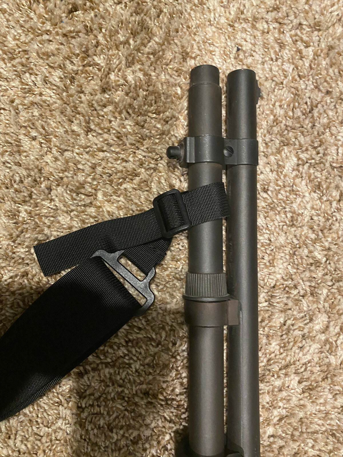 Tactical 2 Point 25 Shell Rifle Shotgun Sling Bungee Gun Strap System Adjustable