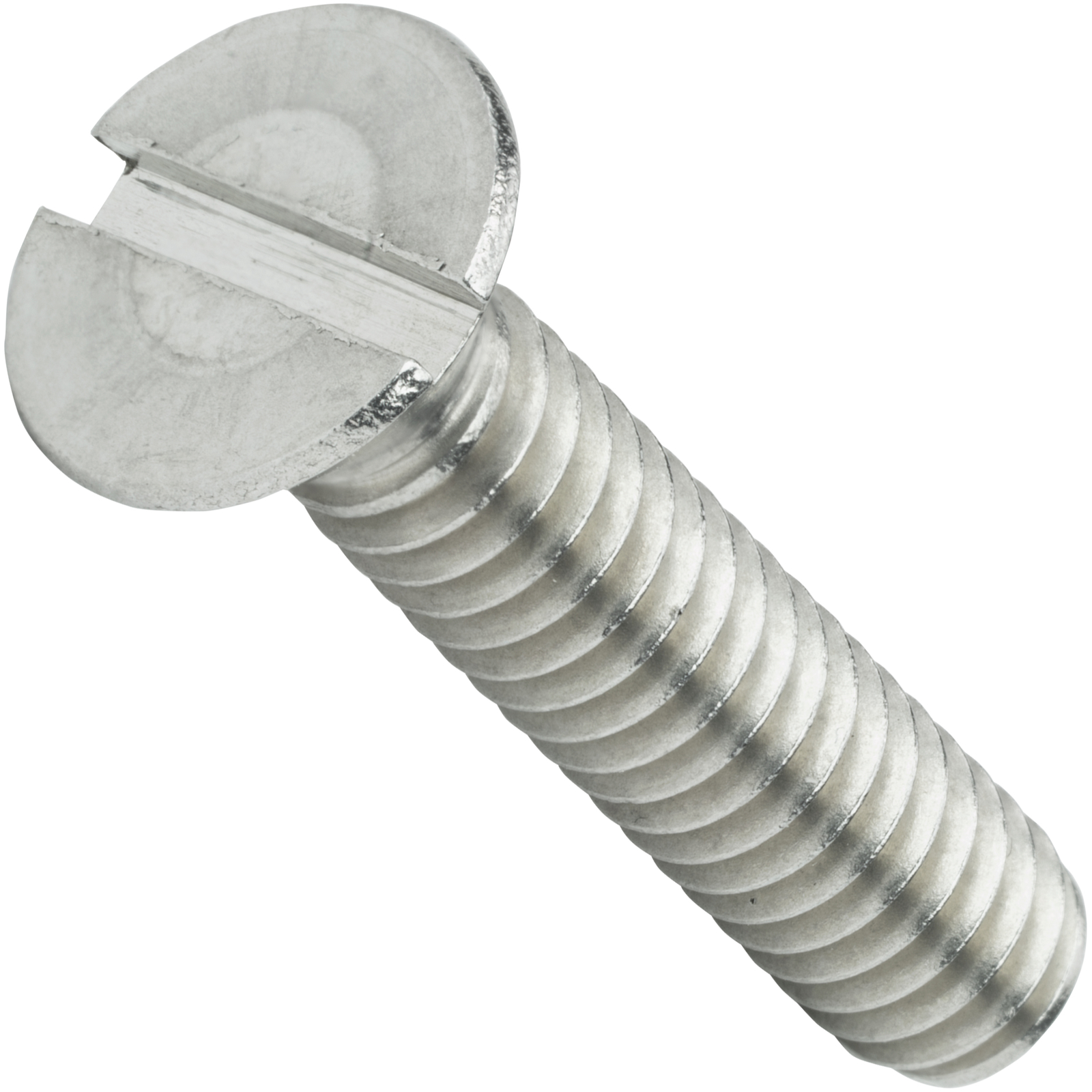 10-32 x 1/2" Flat Head Slotted Machine Screws Stainless Steel 18-8 Qty 100