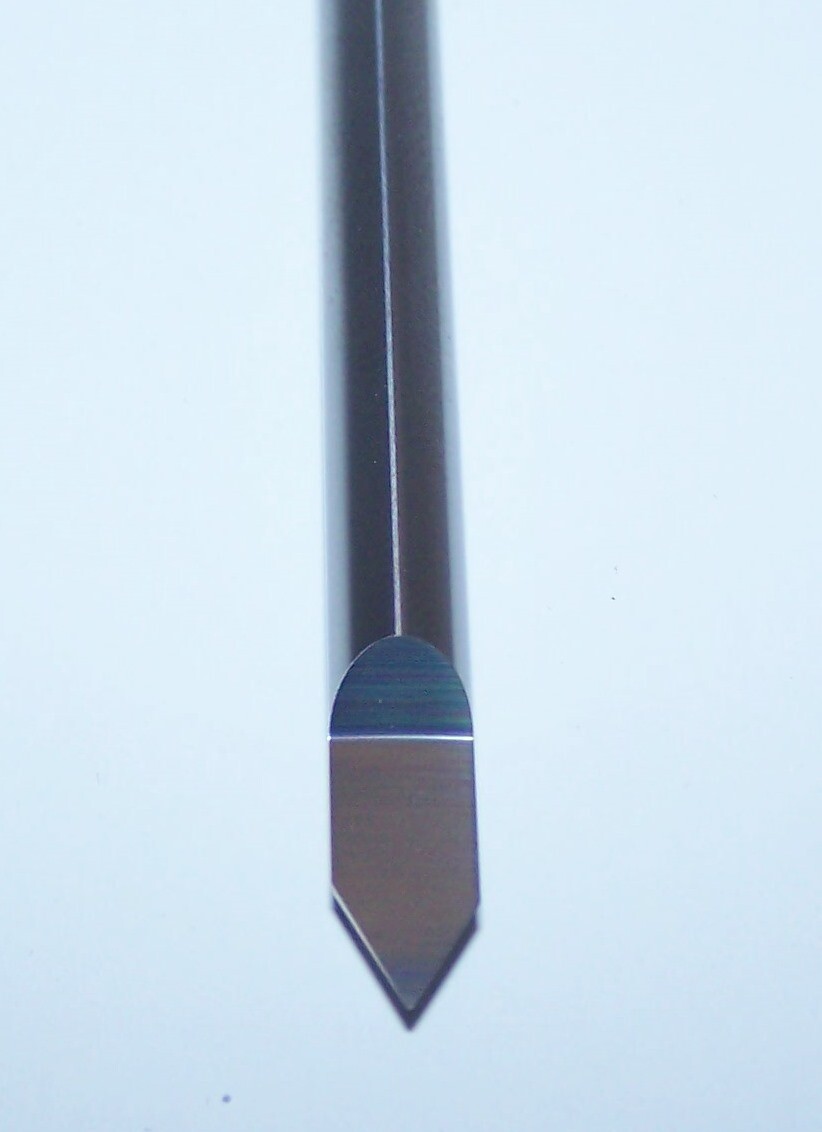 60 DEGREE HALF ROUND ENGRAVING TOOL - 3/16" DIA x 3" LONG