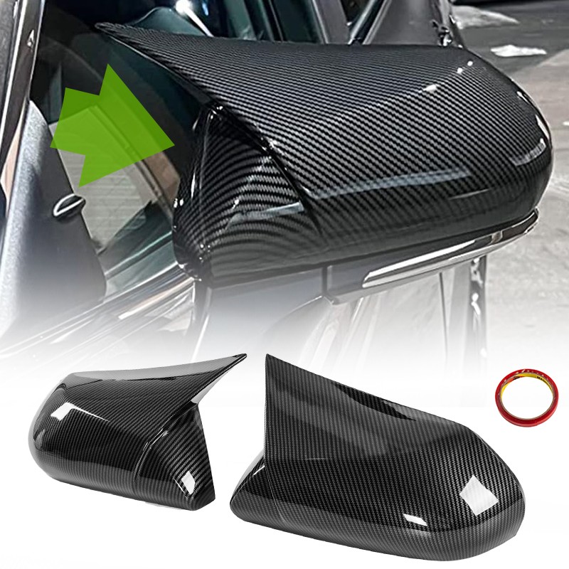 For 2025-2026 Toyota Camry LE SE XLE XSE Side View Mirror Cover Cap Carbon Fiber