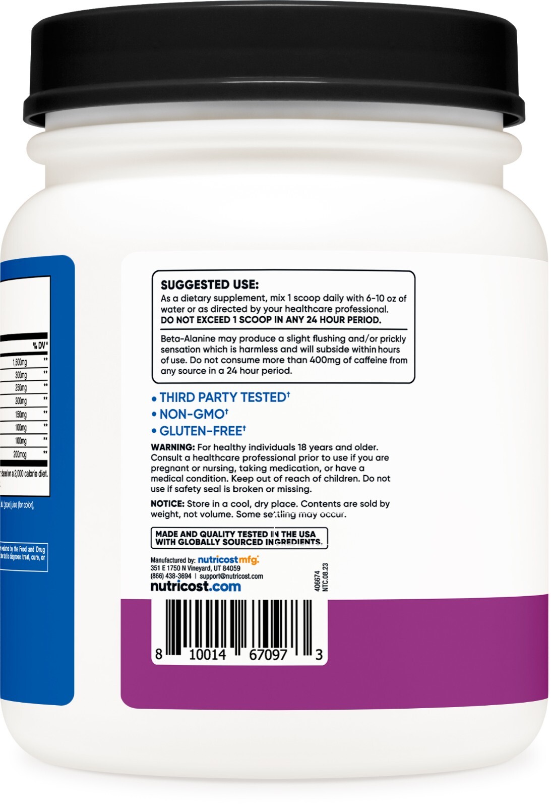 Nutricost Pre-X Xtreme Pre-Workout Complex (Grape) 60 Servings - Great Taste