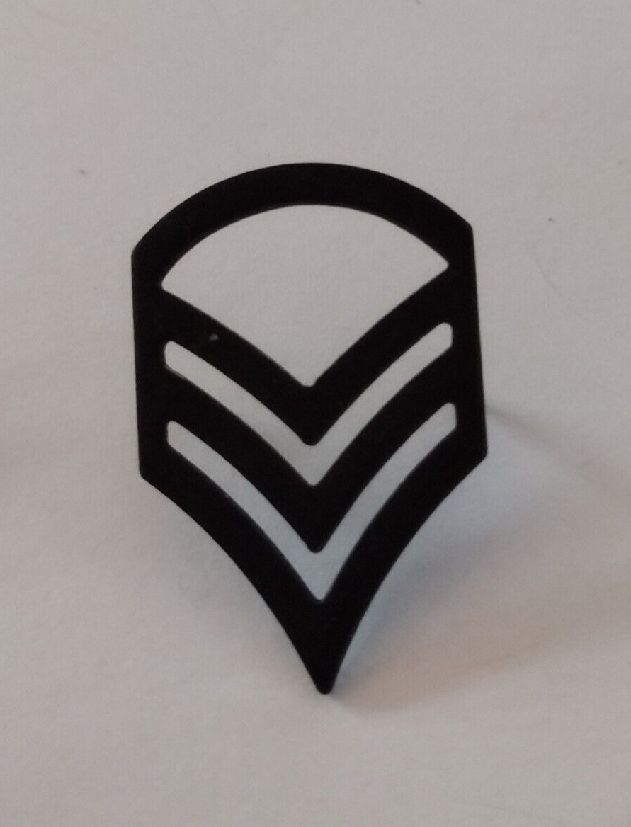US Army Black Dual Clutch Military Pin