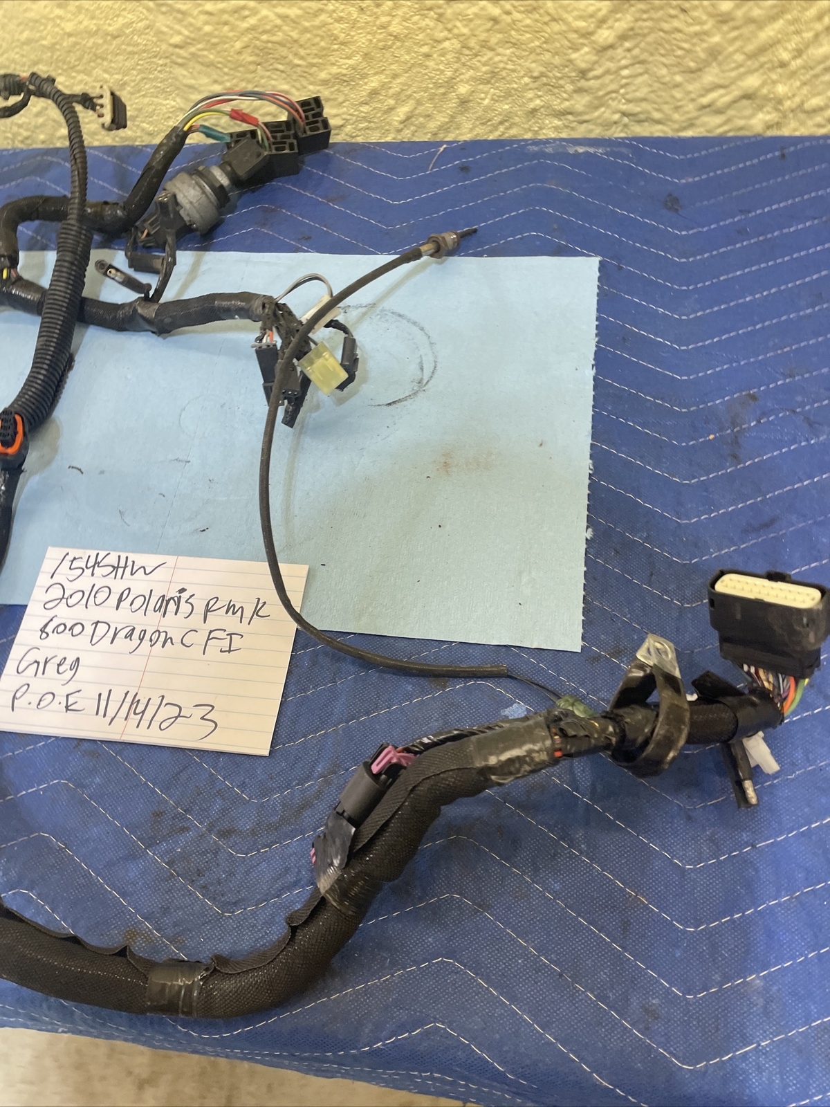 2010 Polaris Dragon Rmk 800 Main Engine Wiring Harness 154