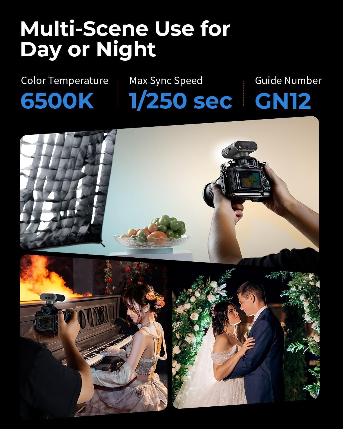 SmallRig RS20 Mini Camera Flash for Sony for Canon