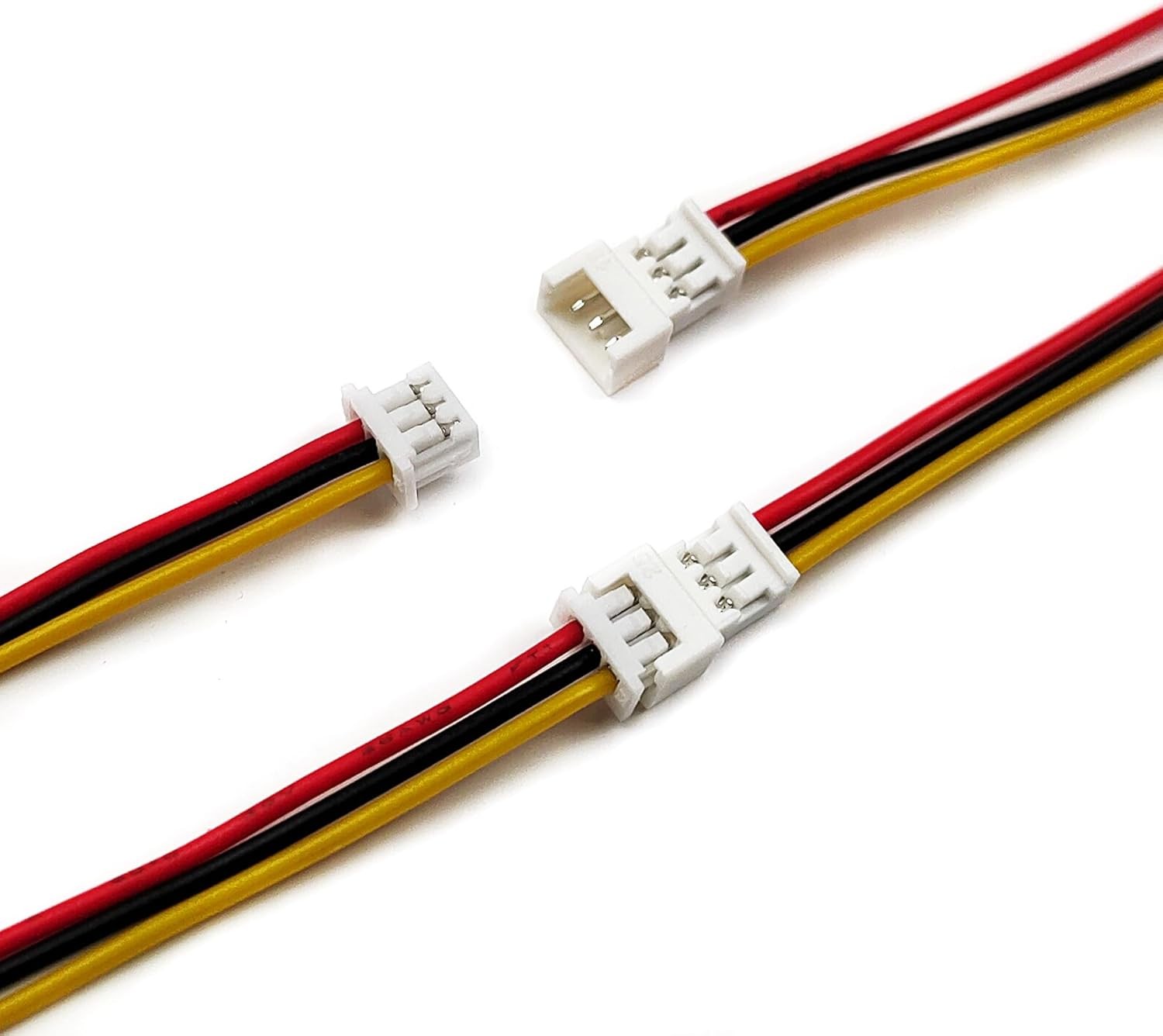 10 Pairs JST Connectors 1.25mm 3 Pin Micro Male and Female Connector Plug...