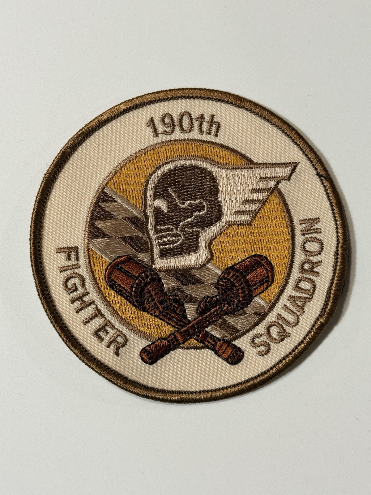 Subdued USAF 190th Fighter Squadron (190th FS) - Idaho Air National Guard Patch