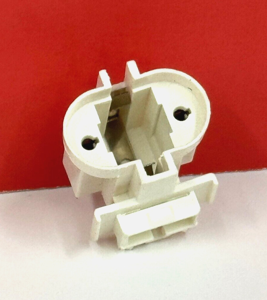 2-PIN Fluorescent Socket For 5W-9W G23 Lamp Holder CFL Snap-In LEVITON 26719-1