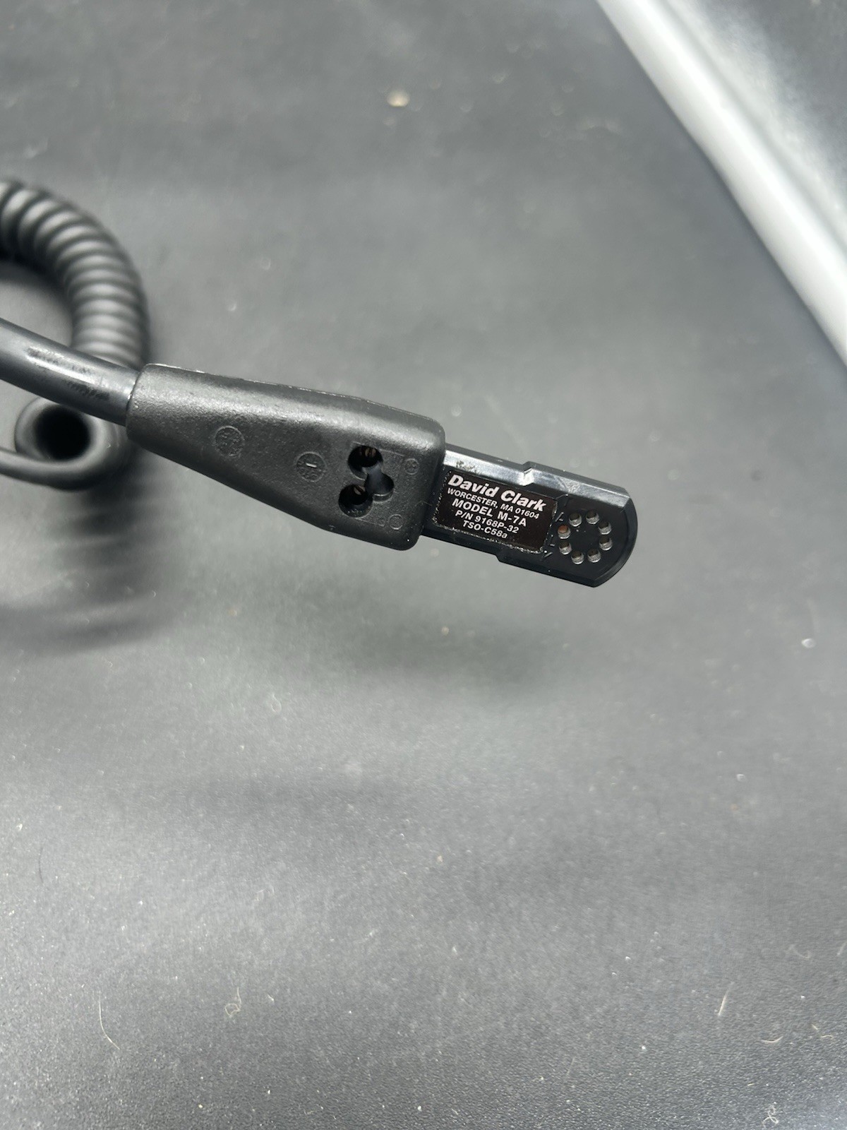 David Clark Model 3492 Headset Used Not Tested
