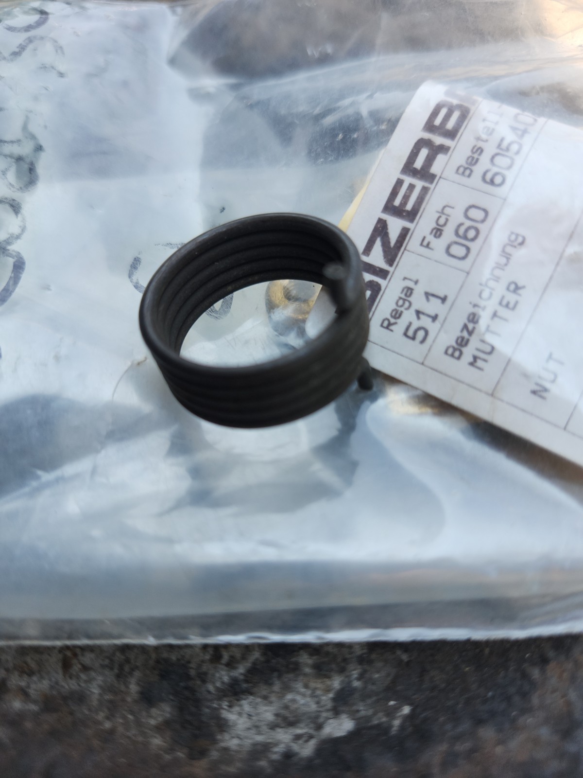 BIZERBA 60540272400 NUT NEW