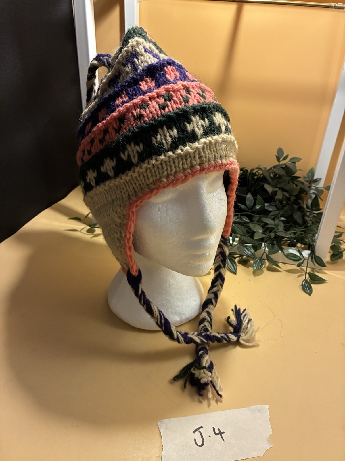 Peruvian Style: Funky Colours mix soft wooly hat