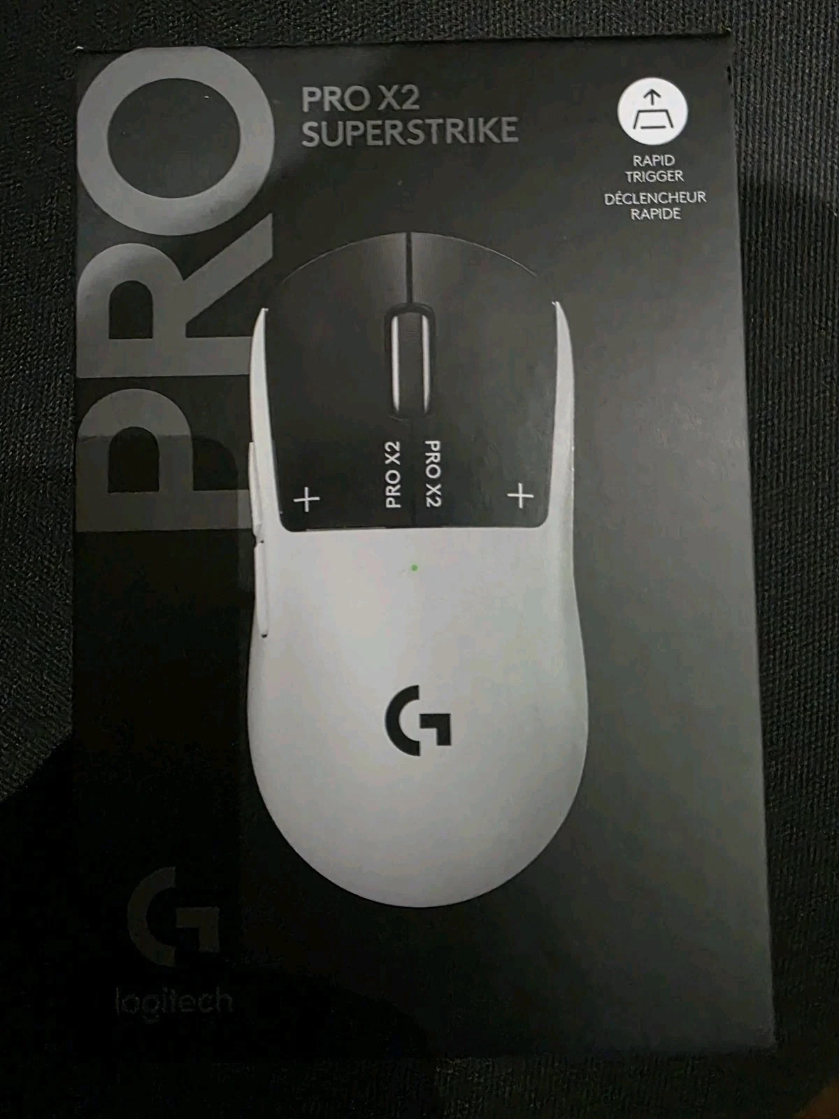 Logitech - PRO X2 SUPERSTRIKE LIGHTSPEED Lightweight Wireless Gaming Mouse