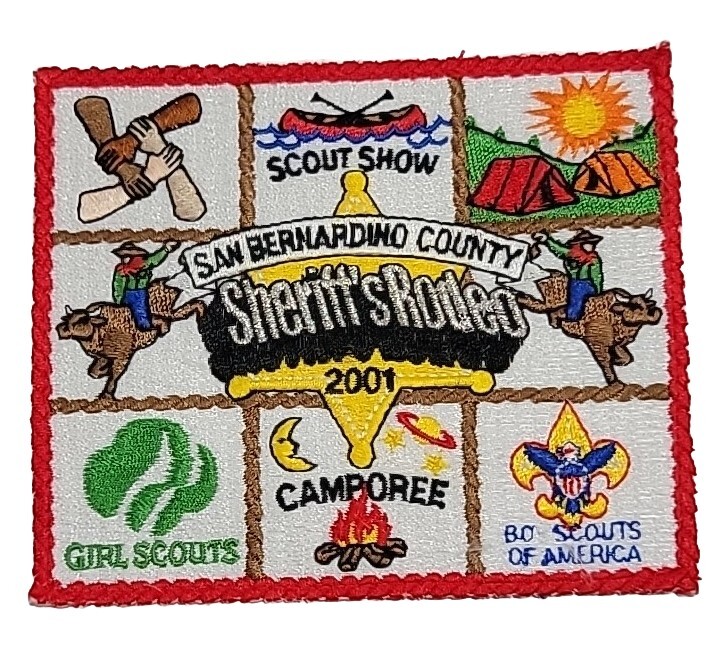 California San Bernardino County Sheriff Rodeo Patch Girl Scouts Boy Scouts 1284