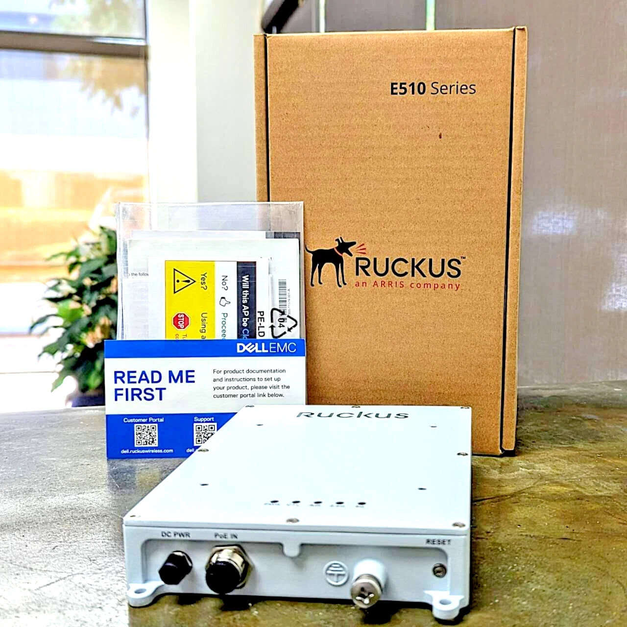 BRAND NEW RUCKUS E510 Outdoor Weather proof Wireless Access Point AP DP/N 0VV983