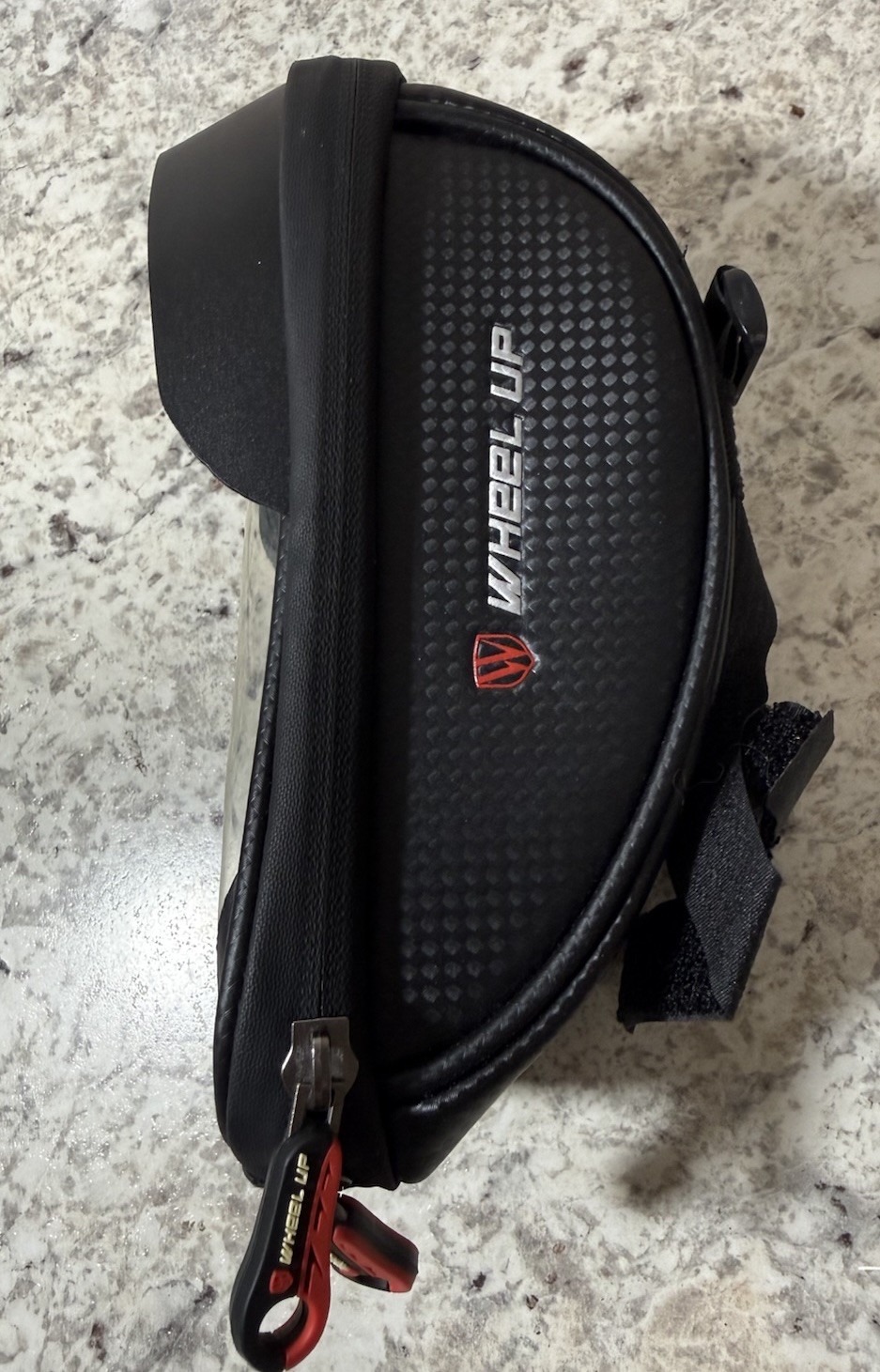 Wheel Up Bicycle Bag Cell Phone Case w/ Ultra Sensitive Touch Screen Black NWOT