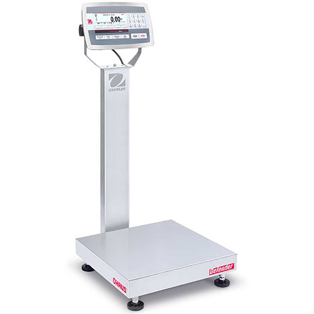 Ohaus D52XW125WQL7, Washdown Bench Scale w/ Column, 250 lb x 0.05 lb, NTEP