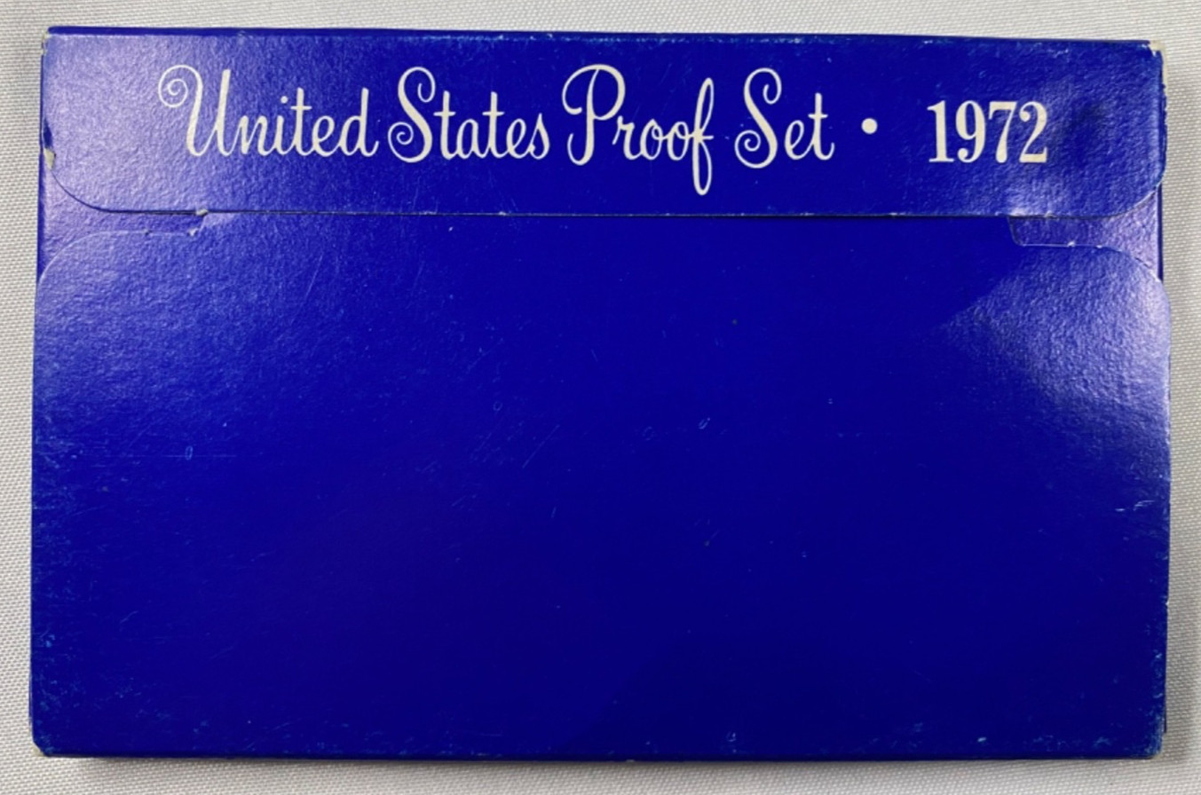 1972 US Proof Set ~ 5 Coin ~ Original Government Packaging OGP