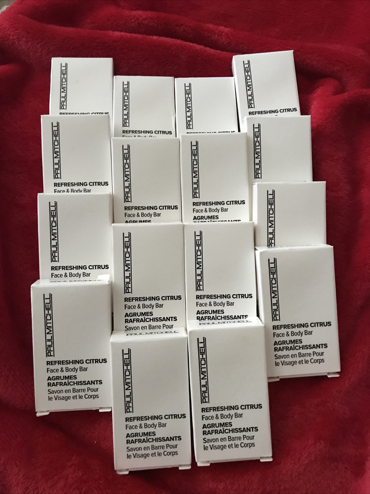 16 Pack ~ PAUL Mitchell Refreshing Citrus Face & Body Bar Soap .72oz