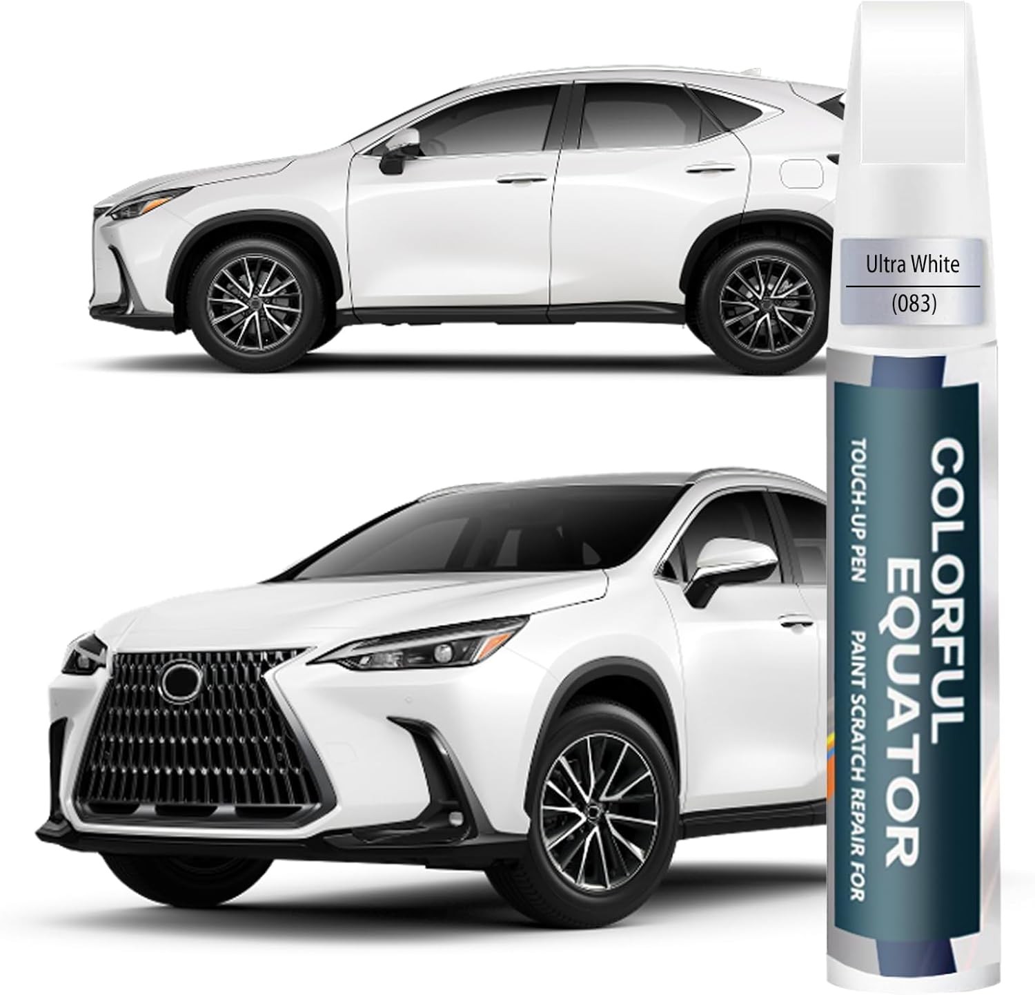 Touch Up Paint Kit for Lexus Ultra White 083 Car Scratch Remover DIY Kit Easy HQ