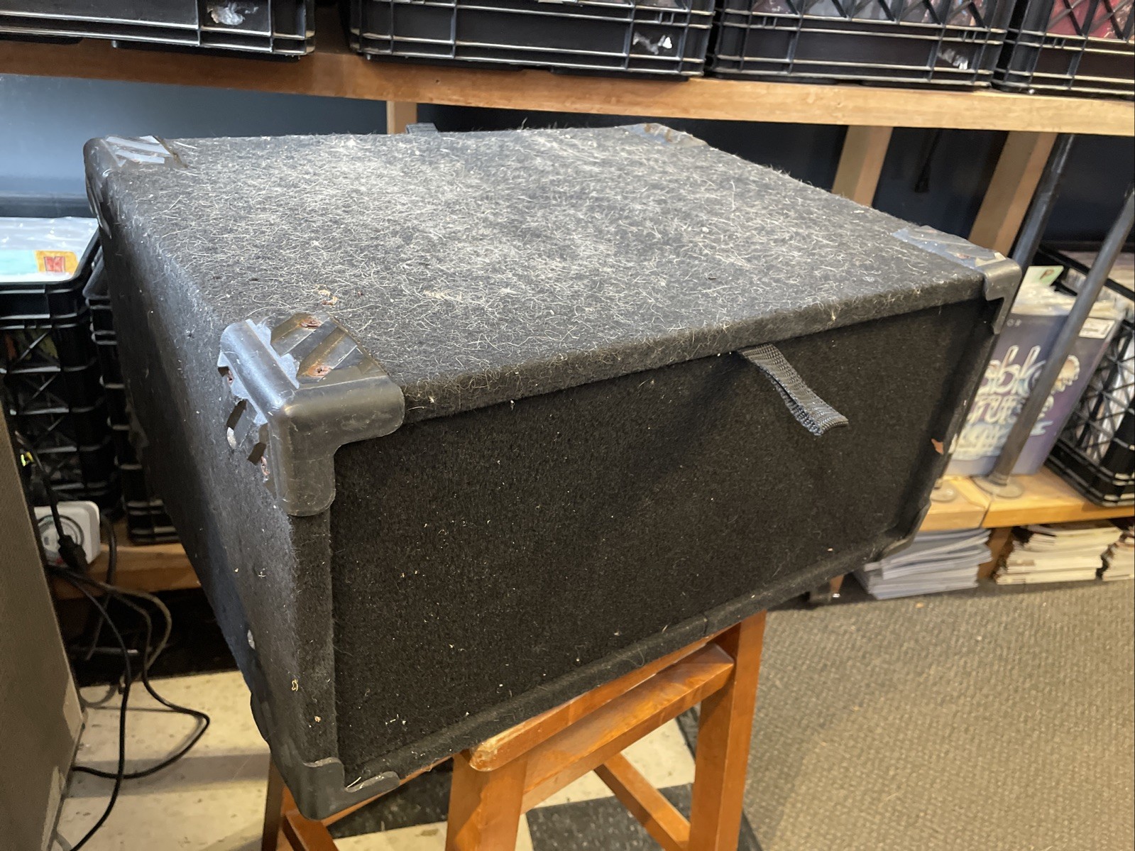Black Mars Music Travel Musical Equipment Rack Studio Stage 4 Space Carpeted