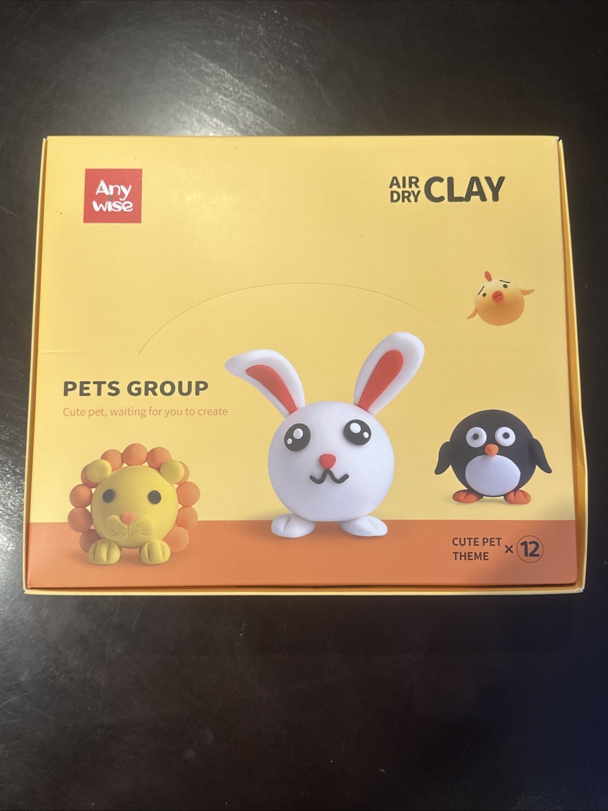 Anywise Air Dry Clay Pets Theme Craft Kit 12 Models Kids - Brand New!
