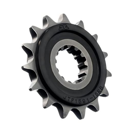 Sprockets F1591.15RB 15 Tooth Rubber Cushioned Front Countershaft Sprocket,