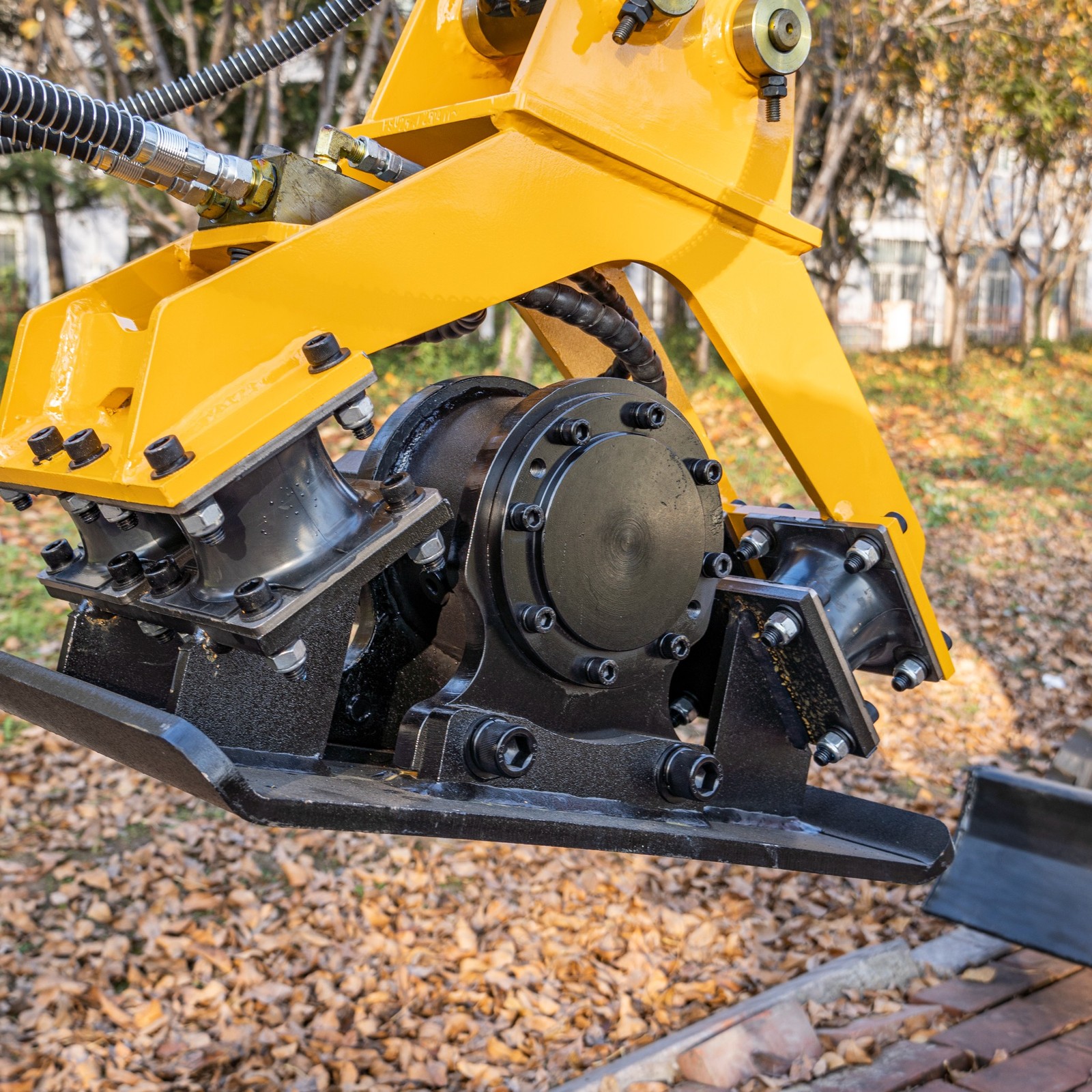 Heavy Duty Hydraulic Compactor Attachment Ft With 1-2 Ton TYPHON Mini Excavators
