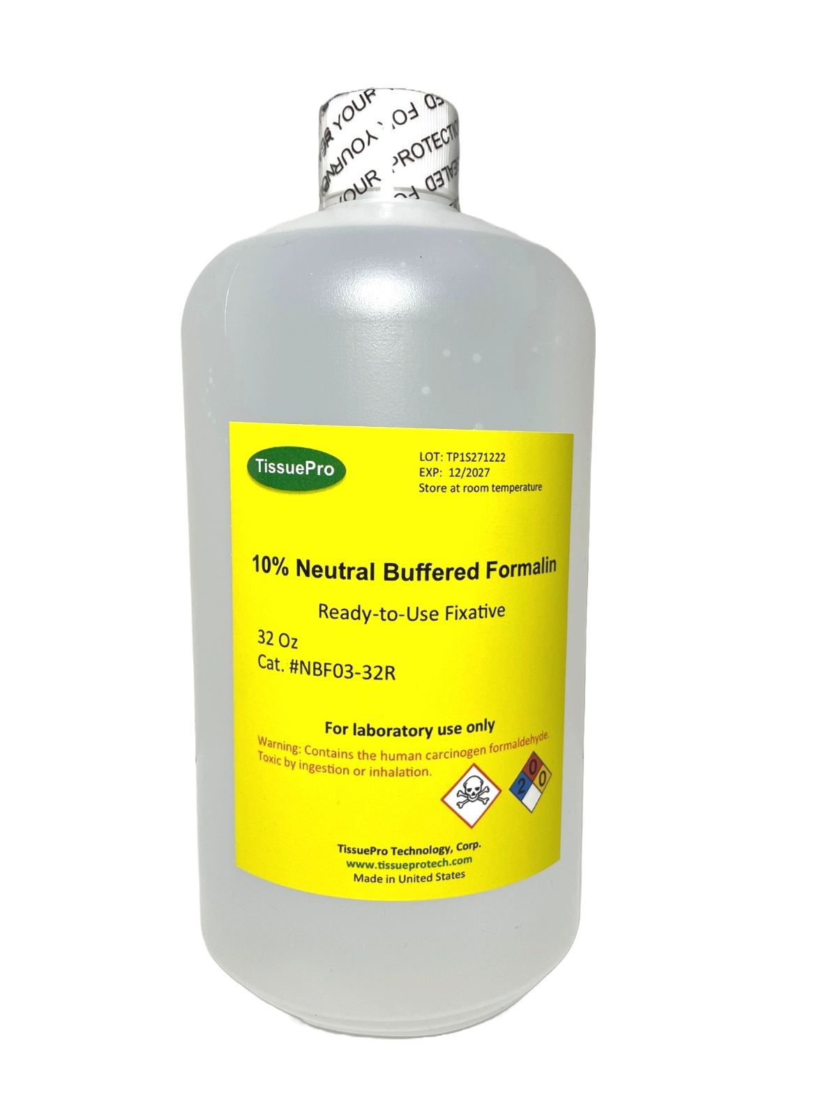 10% Neutral Buffered Formalin (32 Oz/950 mL) from TissuePro
