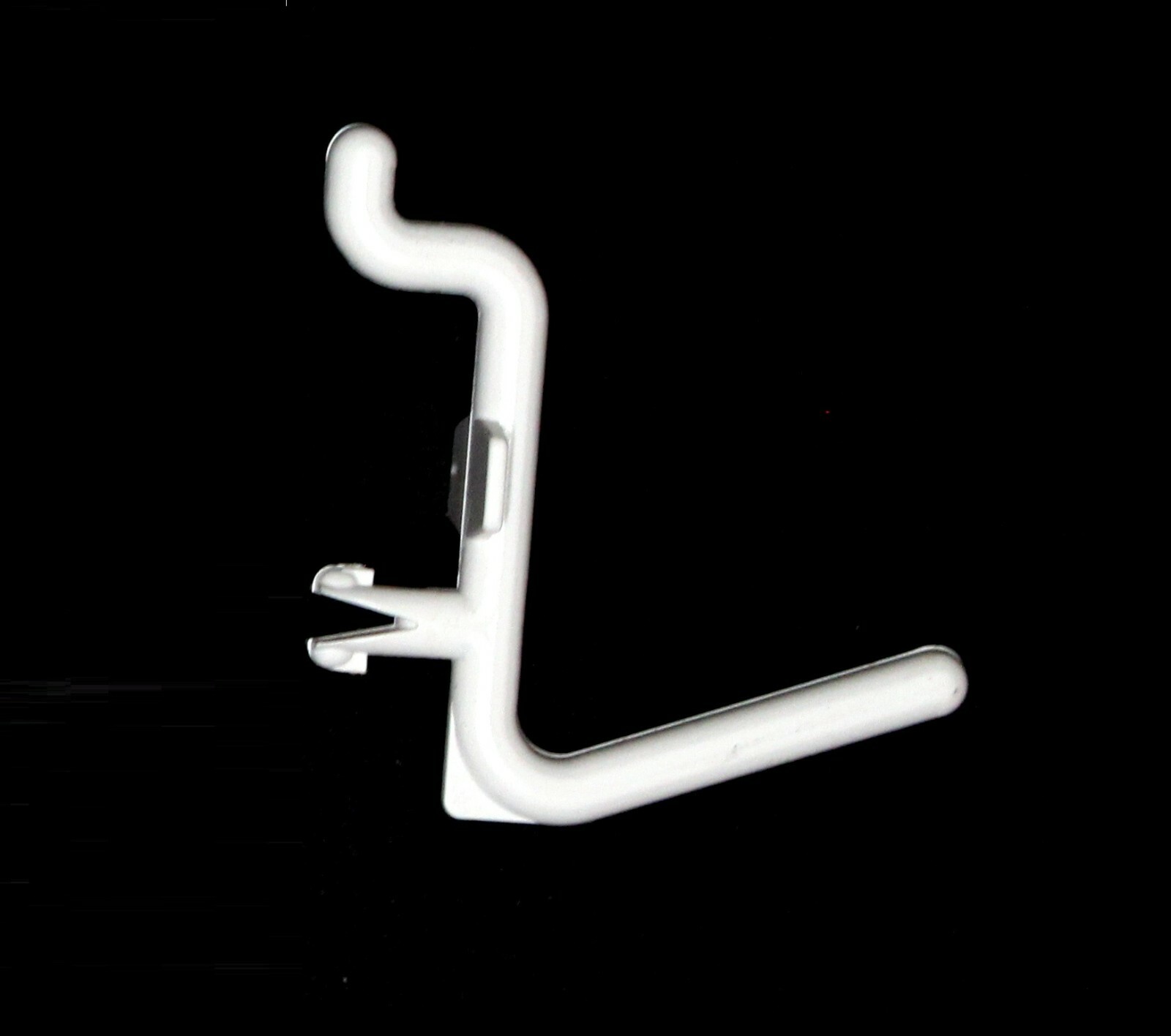 Plastic White L Style Peg Board Hook Kit 25 Pack Tool PEGBOARD NOT INCLUDED