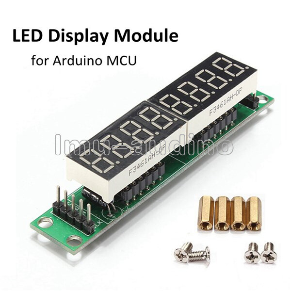 8-Digit LED Display MAX7219 Digital Control Tube Module Red Matrix For Arduino