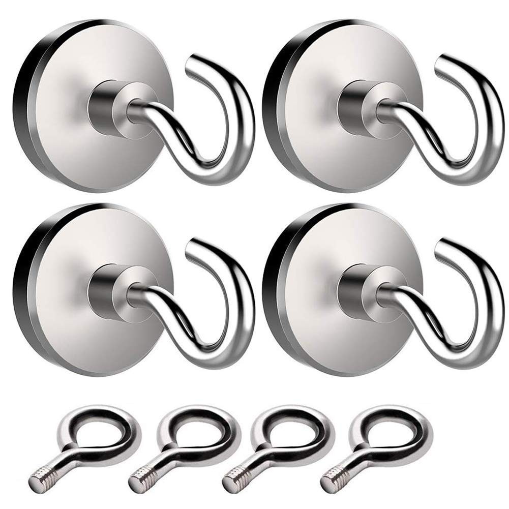 150LBS Strong Magnetic Hooks Heavy Duty for Hanging Cruise Cabins Large Magnet H