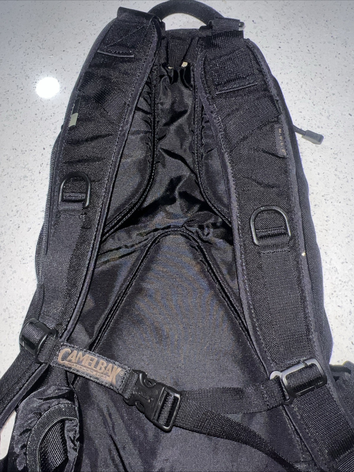 Camelback Backpack Black M.U.L.E Maximum Gear Cordura Preowned