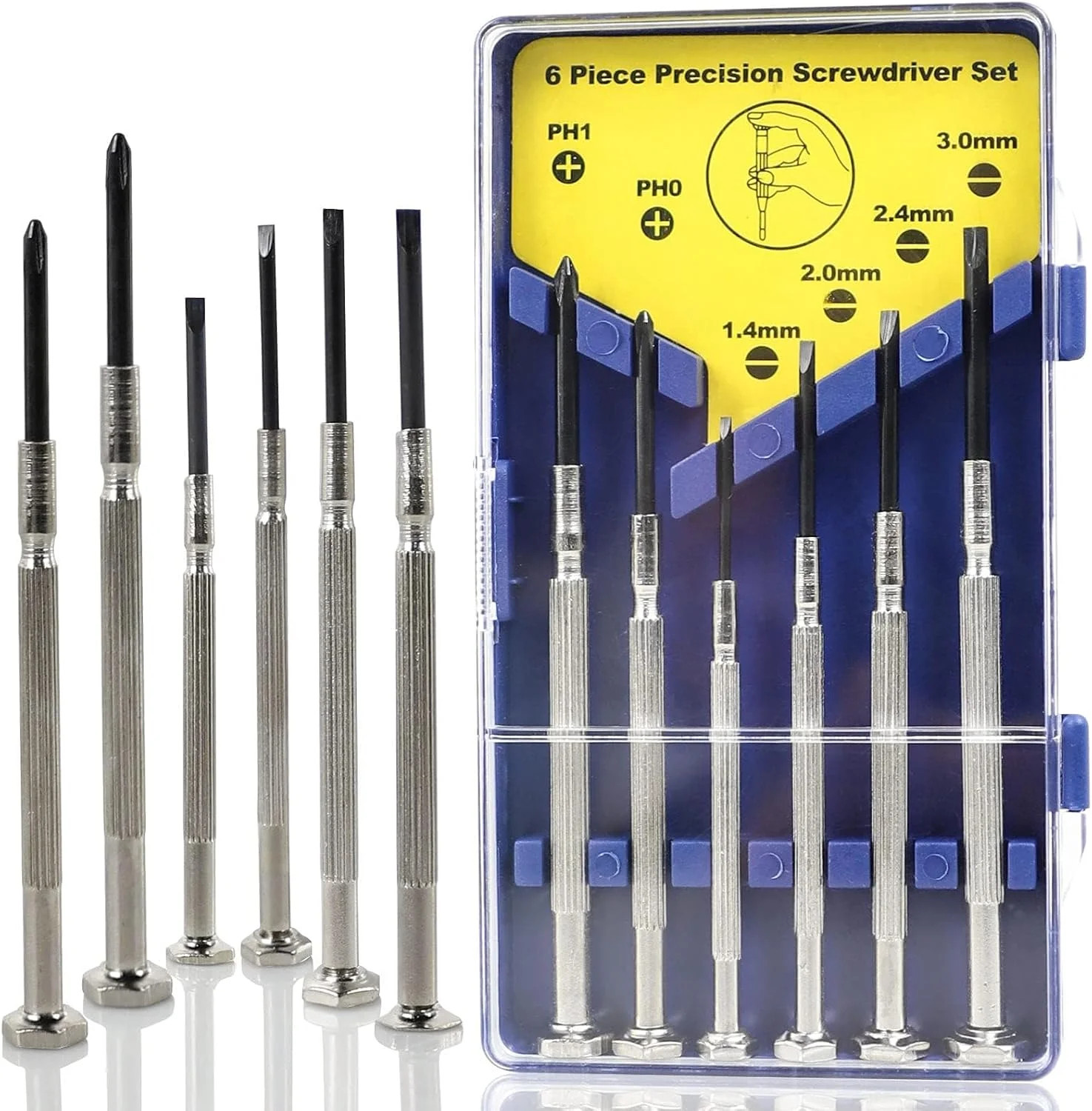 6 PCS Precision Screwdriver Sets, Eyeglass Repair Kit Screwdriver, Mini Screwdri