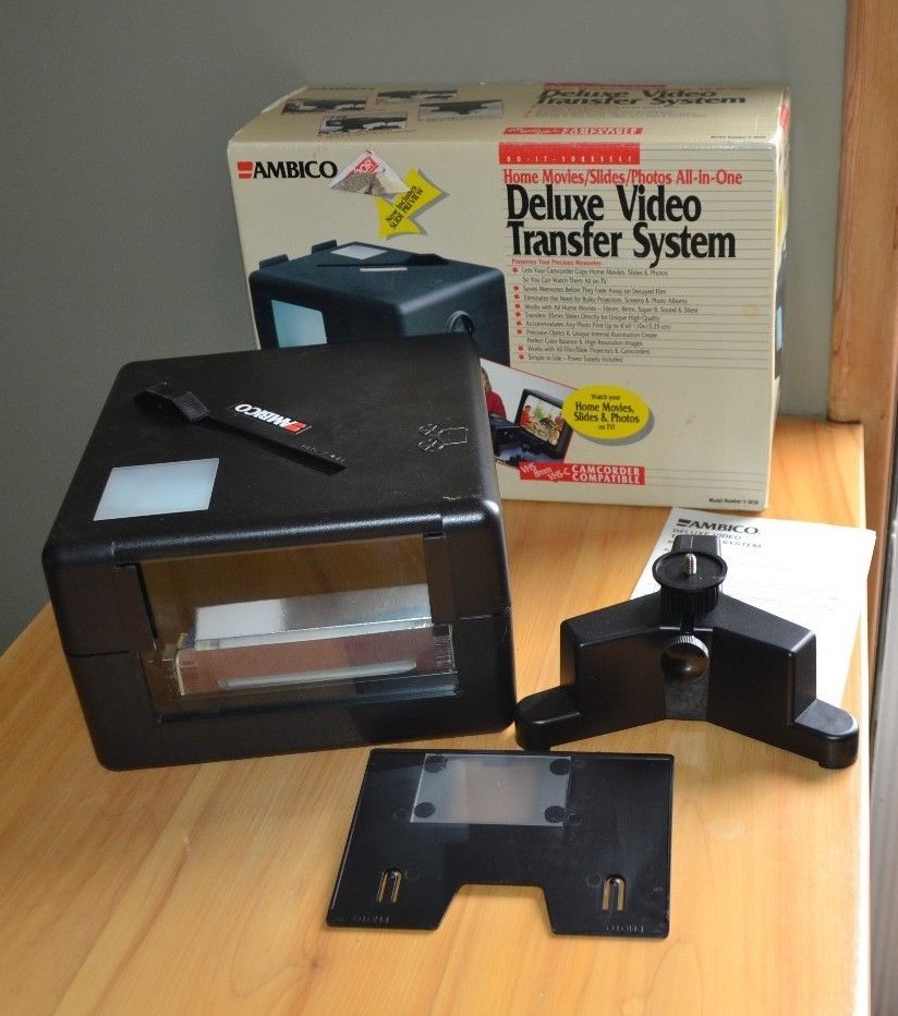 Ambico Deluxe Video Transfer System Model V-0605 Home Movie, Photographs, Slides