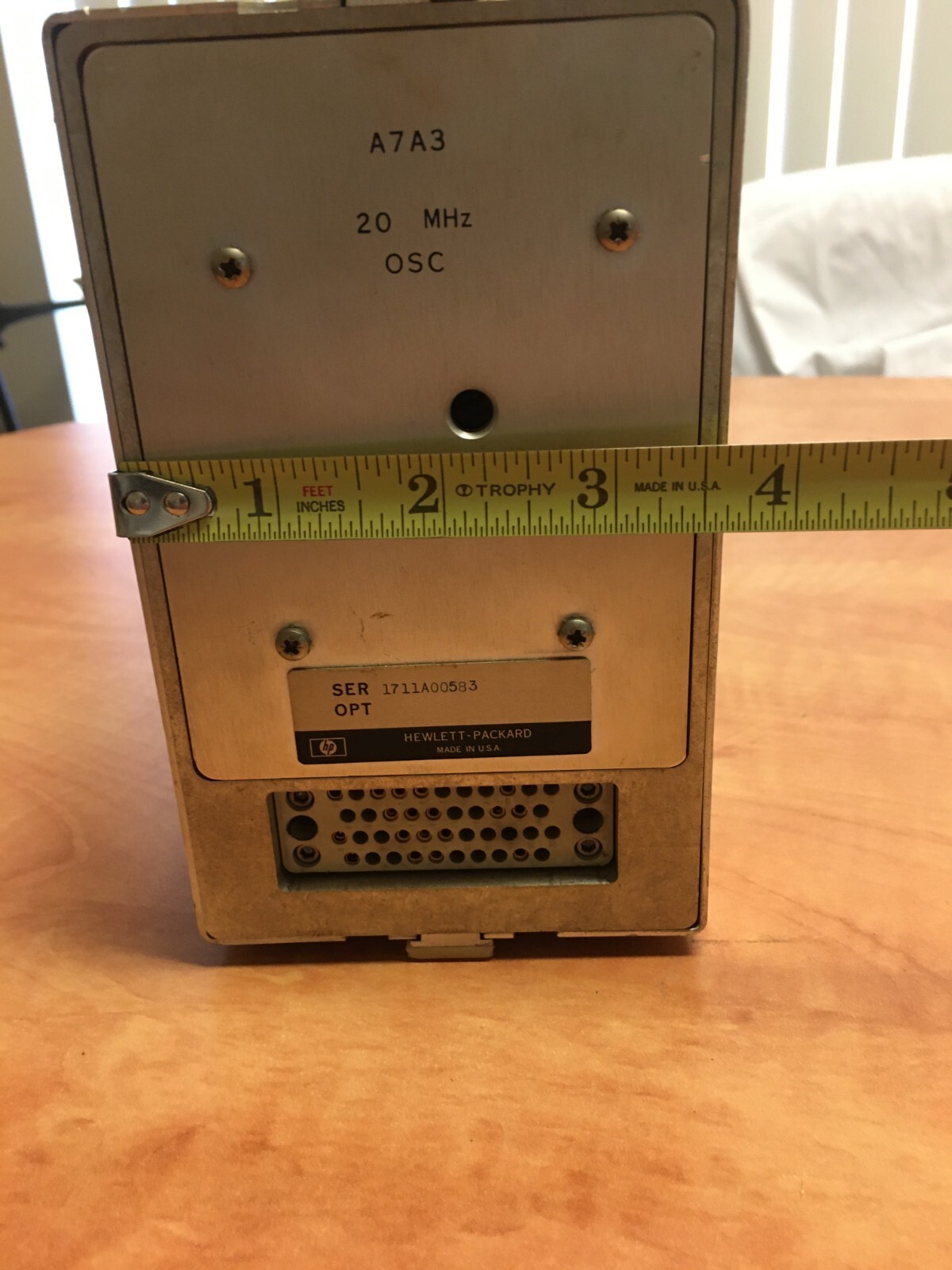 HP Hewlett Packard 86633B Modulation Section Plug In Untested