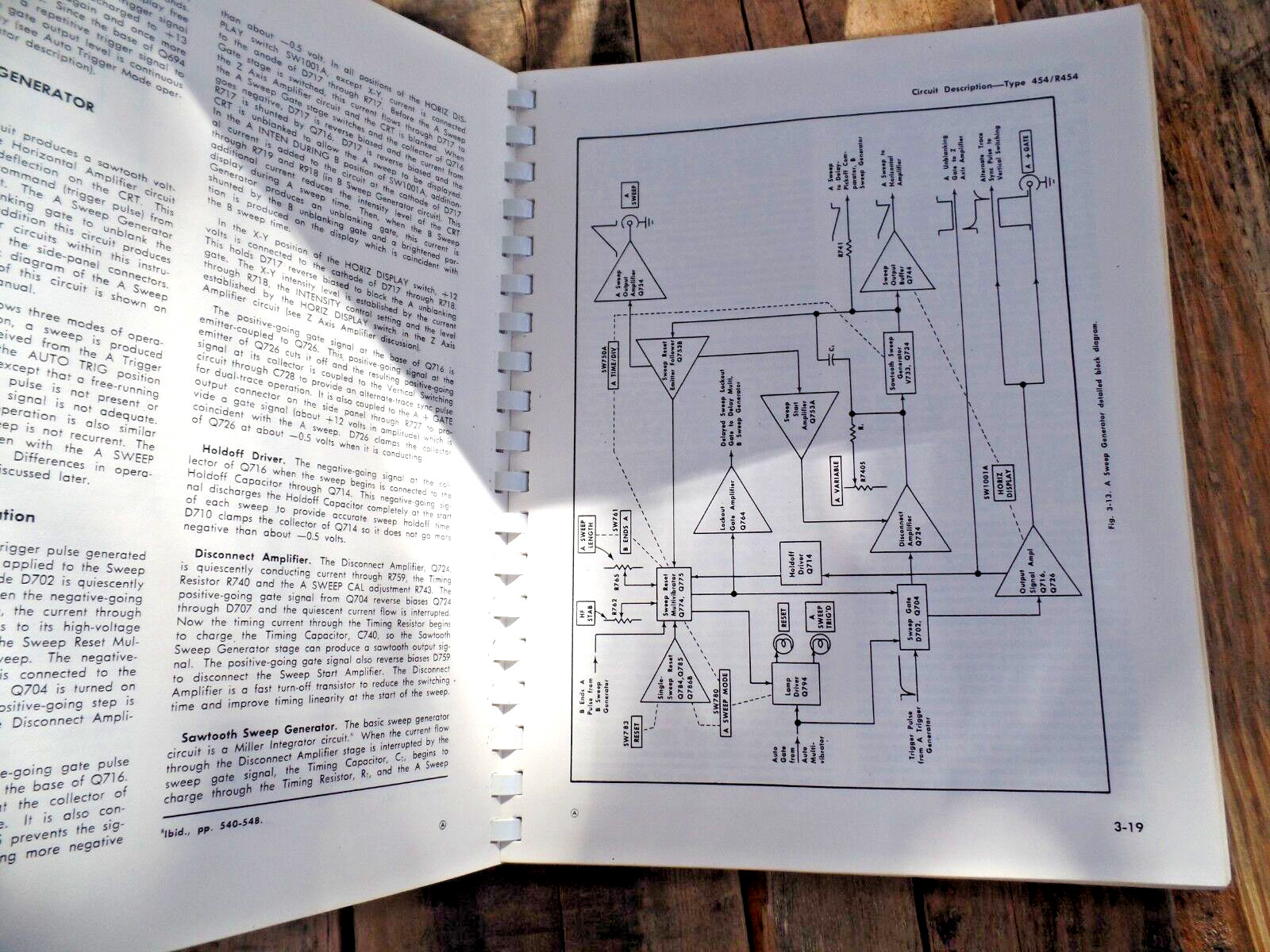Tektronix 454/R454 oscillator Operation Manual