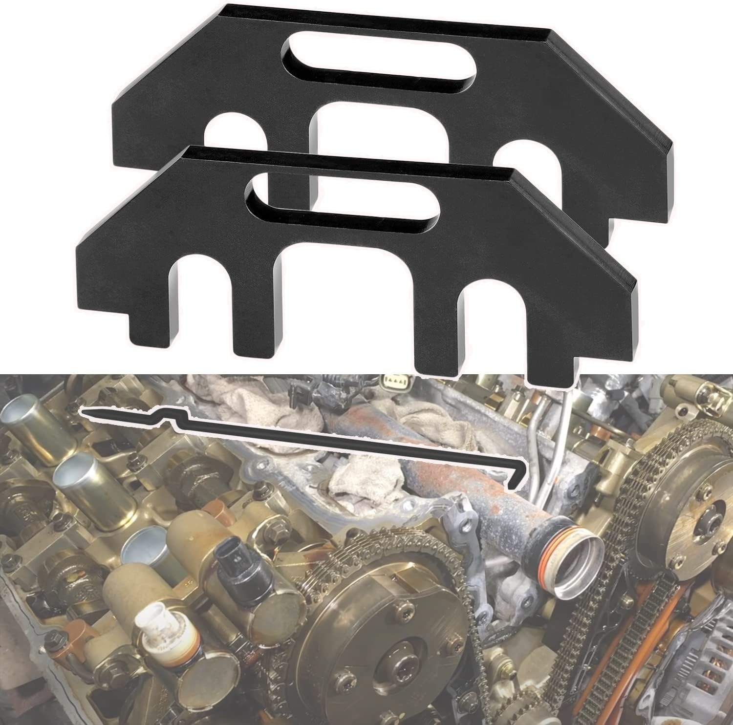Timing Alignment Holder Tool Camshaft Holding Compatible for Ford 3.5L...