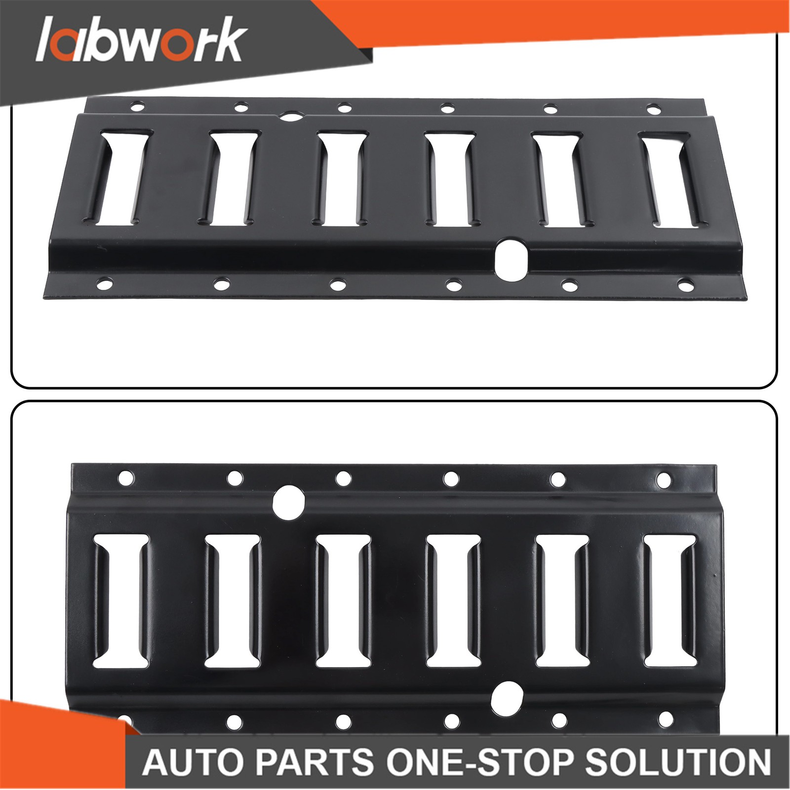 Labwork 14 Pack 1' E Track Tie Down Rail Kit Powder Coated Black Flexible