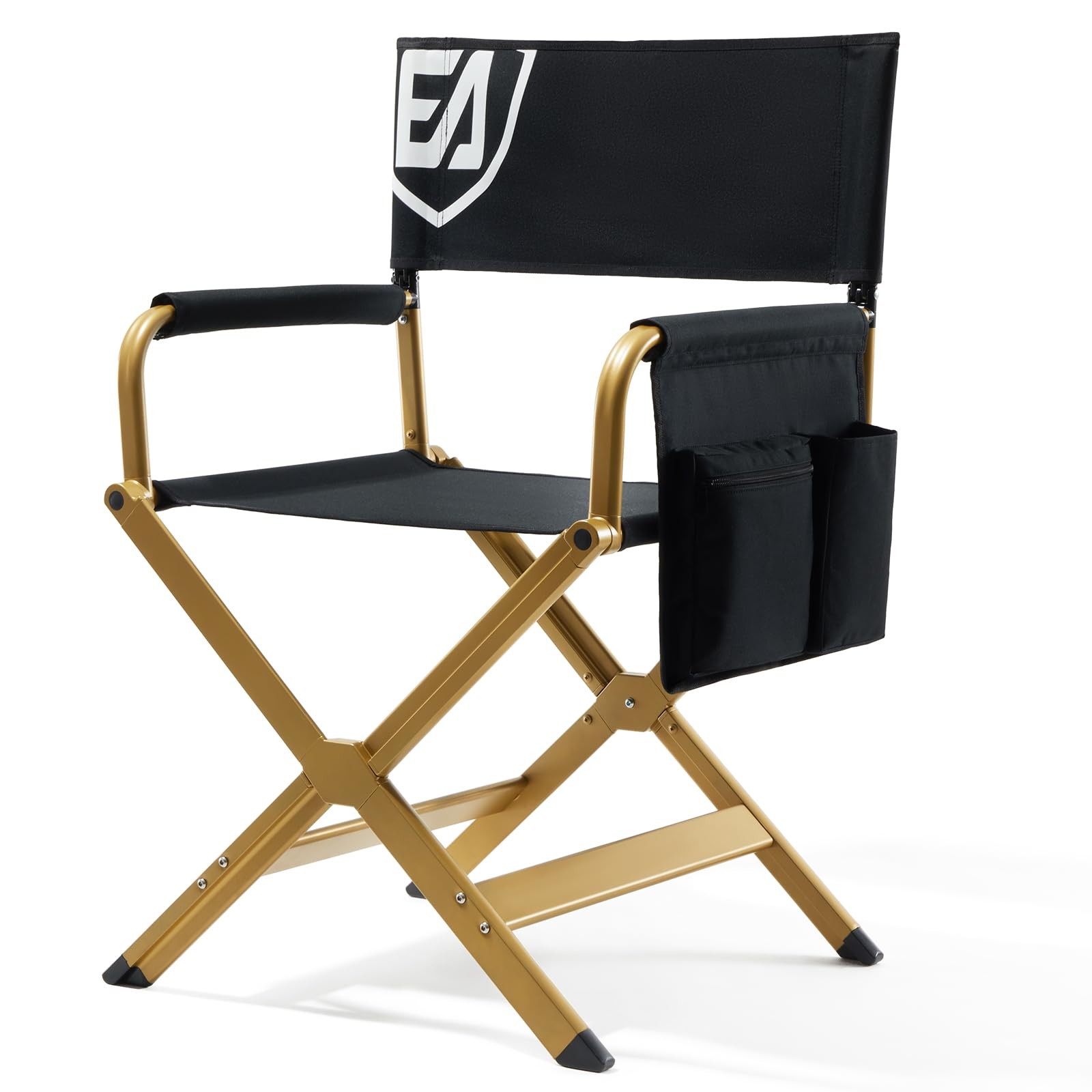 Aluminum Directors Chair, Folding Studio Movie Chairs Camping Event Vendor Ch...