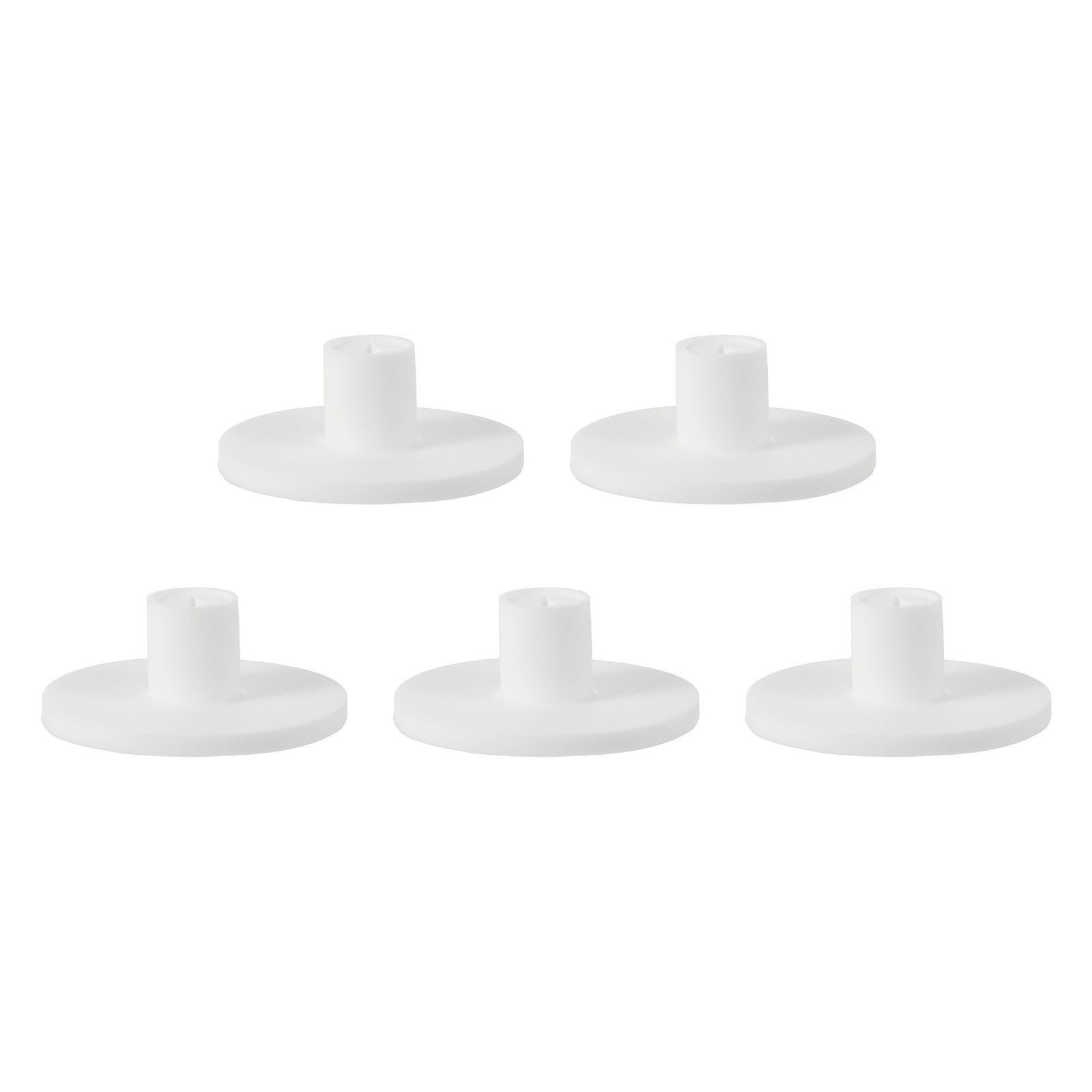 5 Pack Rubber Golf Tee 1 Inch Golf Tees Training Tee White]